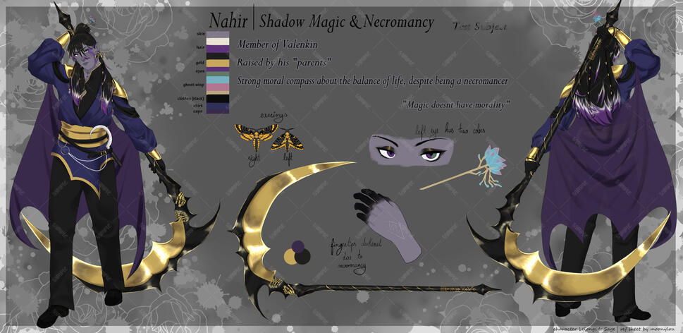 Nahir Ref Sheet | Commission